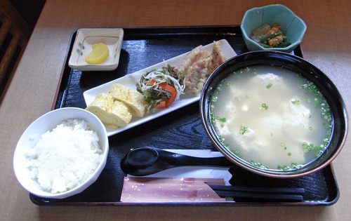 ゆし豆腐定食　－2012/10/12－