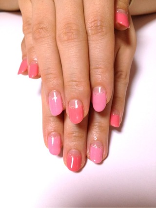 Twinkle Nails トゥインクル ネイルズ 4 15 シンプル逆フレンチネイル