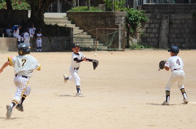 第４６回沖縄県南部地区少年野球交流大会（一回戦・泊メッツ）