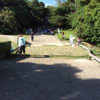首里城公園清掃中 2015/10/18 09:57:22
