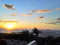 見てみて！夕陽！！ 2011/10/06 18:20:22