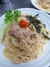 梅明太子スパゲッティ