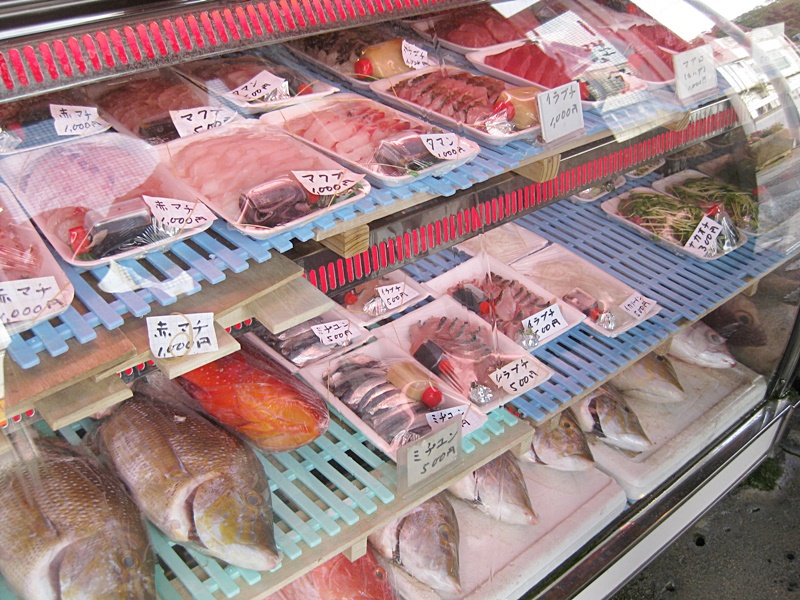 儀間鮮魚店@本部町に行ったらここで刺身！