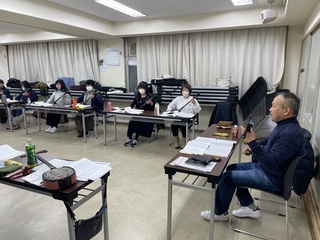 ２月９日の稽古「寒かった」