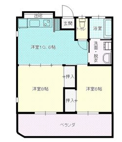 八重瀬町屋宜原　２ＬＤＫ　家賃５万円